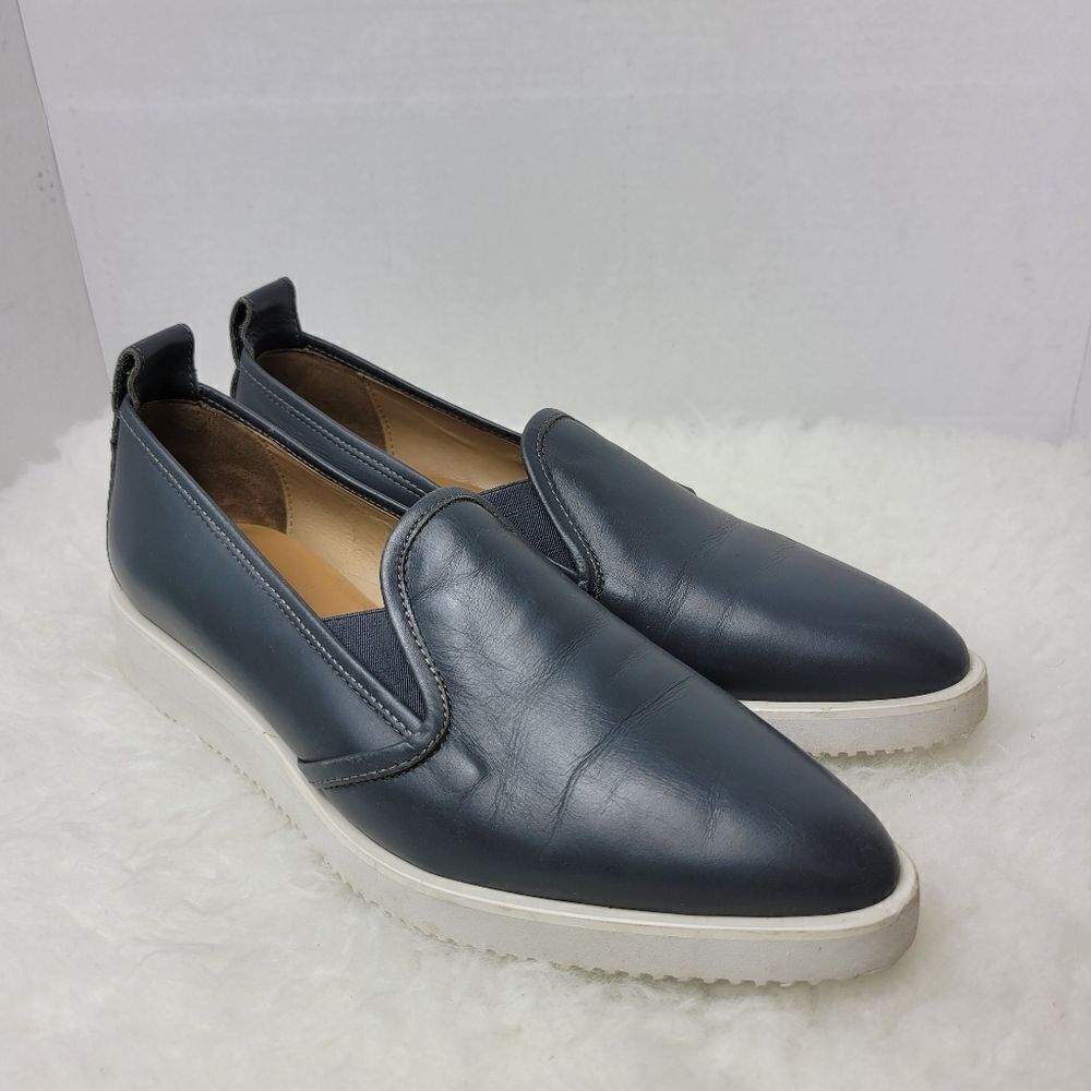 Everlane The Leather Street Gray Leather Shoe  Size 9